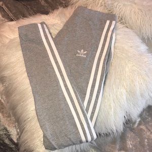 Adidas Grey Leggings Size Small